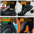 thumbnail image 4 of Tanleewa Steel Toe Work Shoes for Men Nonslip Safety Anti-Smashing Shoe Size Men5/Women7, 4 of 8
