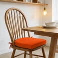 thumbnail image 6 of U-Shaped Chair Seat Cushion with Ties & Removable Cover High Density Foam Seat Pad Non- Seat Cover High-Resilience Washable Chair Pad Cushion for Patio Dining Kitchen Desk Chairs, 6 of 6