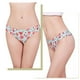 thumbnail image 5 of Tanga de cintura media para mujer, ropa interior sexy de una pieza, transpirable, con estampado sin dejar rastro, 6 unidades, 5 of 5