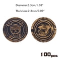 thumbnail image 3 of 100PCS The Children Pirate Treasure Toys Treasure Hunting Game Props Durable Reusable Simulation Coin, 3 of 3