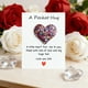 thumbnail image 4 of Tarjeta de bolsillo con bendiciones motivacionales de corazón brillante | Tarjeta de felicitación inspiradora con espacio para mensajes | Regalo de cumpleaños para amigos y familiares, 4 of 6