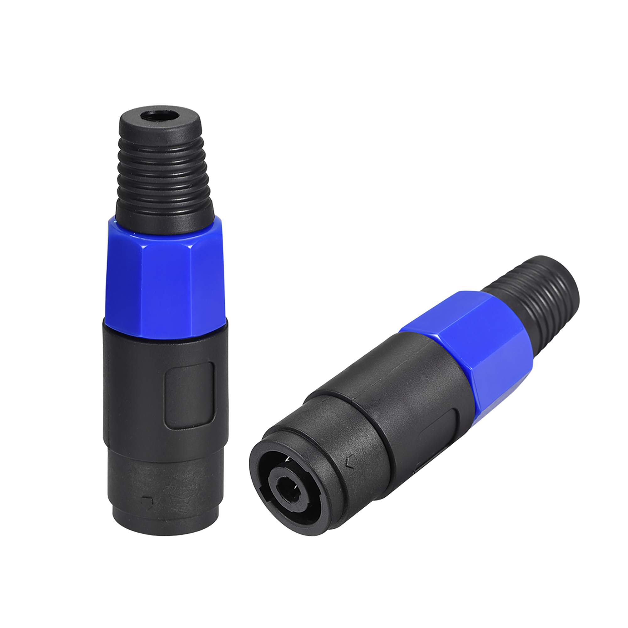 SpeakOns Speaker Female Adapter Connectors,4 Pole Speaker Plug Twist