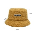 thumbnail image 5 of Shenmeida Bucket Hat for Womens Furry Japanese Cute Girls Outdoor Fisherman Cap Casual Winter Warm Hat, 5 of 7