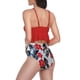 thumbnail image 4 of Bañador de dos piezas con conjunto de bikini sin espalda cómodo para dama con estilo OAVQHLG3B Store  lin121212, 4 of 4
