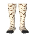 thumbnail image 1 of Balery Heart Dachshund Calcetines novedosos Calcetines deportivos Calcetines hasta la rodilla Calcetines de algodón Calcetines originales y geniales, 1 of 6