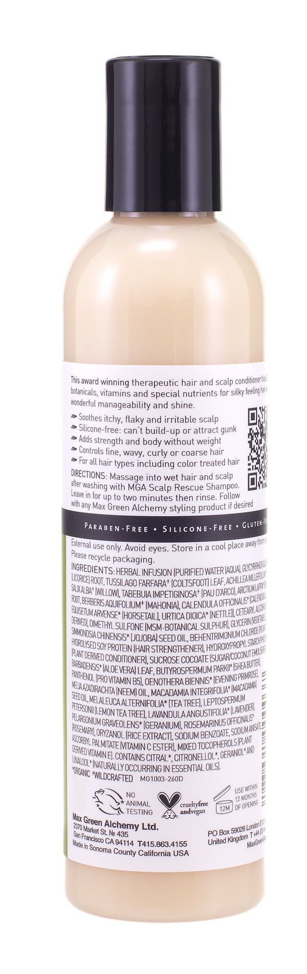 Max Green Alchemy Scalp Rescue Conditioner with Tea Tree, Lavender & Rosemary