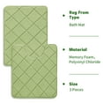thumbnail image 3 of ChakmeOne Bathroom Rug Set 2 Pieces Bath Mats for Bathroom Floor Absorbent&Non Slip Bathroom Rug for Tub and Shower, (24"x20" +24"x16"), 3 of 7