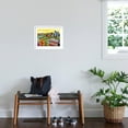 thumbnail image 3 of Art.com Pittsburgh Incline Autumn Pop Giclee Print by Ron Magnes, White Frame Wall Art, 21" x 17", 3 of 5