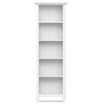 thumbnail image 3 of Simpli Home Amherst 24 inch Wide Solid Wood Transitional 5 Shelf Bookcase in White, 3 of 12