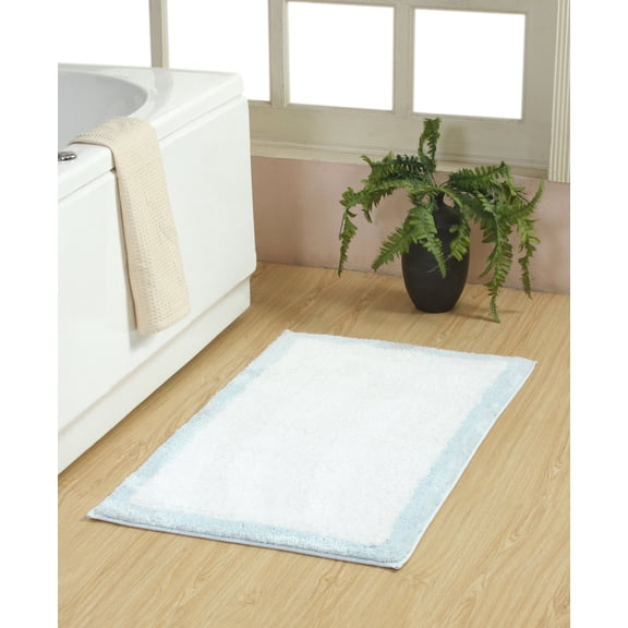 Chesapeake Lakewood MicroTufted Bath Rug - 24"X40" - Spa Blue