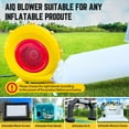 thumbnail image 3 of 480W 0.6HP Air Blower for Inflatable, Pump Fan  Inflatable Bouncer Blower, Perfect for Inflatable Water Bounce House, Jumper, Bouncy Castle, 3 of 9