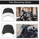 thumbnail image 3 of Parabrisas universal para motocicleta, parabrisas para motocicleta Bobber Cafe Racer Chopper Cruiser, deflector de viento para faros redondos de 5 a 7 pulgadas, 3 of 5