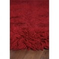 thumbnail image 5 of Linon 3A Flokati Hand Woven Wool 4'x6' Rug in Red, 5 of 6