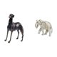 thumbnail image 5 of Estatua de perro de resina, figura de animal, decoración del hogar, centro de mesa, escultura de escritorio, figura para sala de estar, hotel, Navidad, 5 of 8
