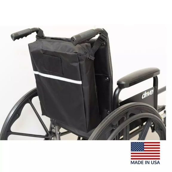 Universal Fit Wheelchair Seatback Bag for Wheelchair Users - Light Weight, Long Lasting Backpack Bag