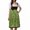 4Green, variant on Xijirk Women's Dirndl Dress Traditional Bavarian Short Sleeve Vertical Stripe Midi Apron Costume for Oktoberfest Cosplay Theme Party,M