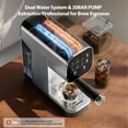 thumbnail image 3 of Espresso Machine with Cold Brew, 20 Bar Coffee Maker Machine with Steam Milk Frother, Patbrela LED Touch Screen, Cappuccino/Latte/ for Home, 3 of 11