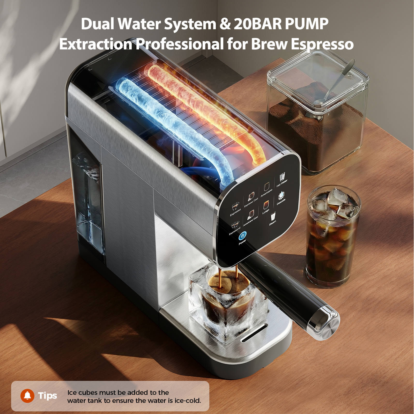 Patbrela 20 Bar Espresso Machine with Cold Brew photo 2