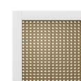 thumbnail image 4 of Hillsdale Furniture Serena Wood and Cane Panel King Headboard, White, 4 of 11