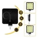 thumbnail image 4 of Par Faros Cuadrado 48w 4x4 Mini Auxiliar Coche Jeep Moto, 4 of 8