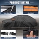 thumbnail image 3 of Cubierta de coche Unique Bargains Película de aluminio a prueba de agua para Toyota Camry 2007-2022, 3 of 5