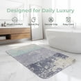 thumbnail image 3 of Unique Bargains Non Slip Machine Washable Plush Shaggy Bath Mat Grey 32" x 20", 3 of 6