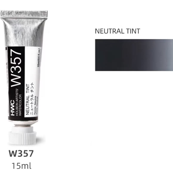 Holbein Acuarelas Profesionales para Artistas, Tubo de 15ml, Ideal para Pintores, Aficionados, Principiantes y Estudiantes, A-W357