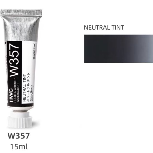 Holbein Acuarelas Profesionales para Artistas, Tubo de 15ml, Ideal para Pintores, Aficionados, Principiantes y Estudiantes, A-W357