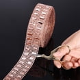 thumbnail image 4 of Cinta Decorativa WILLBOND 10 Yardas Oro Rosado 4 cm de Ancho, 4 of 7