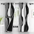 thumbnail image 2 of Lfeey Black out Curtains 63 inch Long, Top Grommets, Light Gray Room Darkening Curtains for Nursery, 2 Panels, 2 of 8