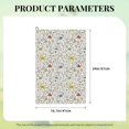 thumbnail image 4 of Honeii Colorful Mushrooms and Plants Print Golf Towel, Golf Towels for Golf Bag with Carabiner Clip, Tri-fold Waffle Pattern Golf Towel, 4 of 6