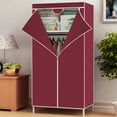 thumbnail image 1 of Portable DIY Portable Closet Storage Organizer Clothes Wardrobe Cabinet Shelf Home Cabinet, 1 of 2