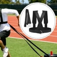 thumbnail image 1 of Arnés de trineo con correa de tracción, cinturón , correa de hombro para entrenamiento de resistencia con pesas, arnés para tirar de neumáticos, para 100 kg, 1 of 8