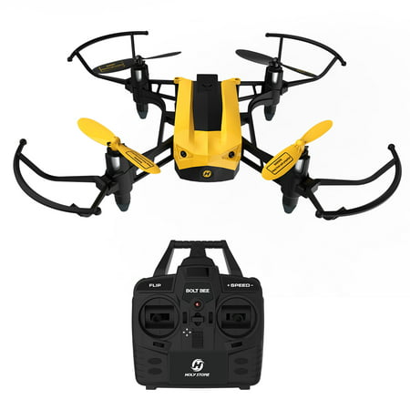 Holy Stone HS150 Bolt Bee Mini Racing Drone RC Quadcopter RTF 2.4GHz 6-Axis Gyro with 50KMH High Speed Headless Mode Wind Resistance Includes Bonus