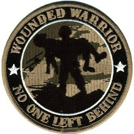 - Wounded Warrior No One Left Behind Round Patch