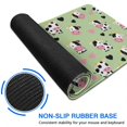 thumbnail image 6 of Long Mouse Pads for Desk,Green Cow Heart Pattern Desk Mats on Top Of Desks, Desk Mouse Pad Extra Large with 3mm Non-Slip Base and Stitched Edge for Gaming,Office,Work,Home 35.4"x15.7", 6 of 6