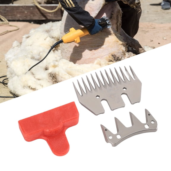 Sheep Clipper Blades, Durable Stainless Steel, 13/4 Tooth, Ideal For Shearing Goats  Sheep