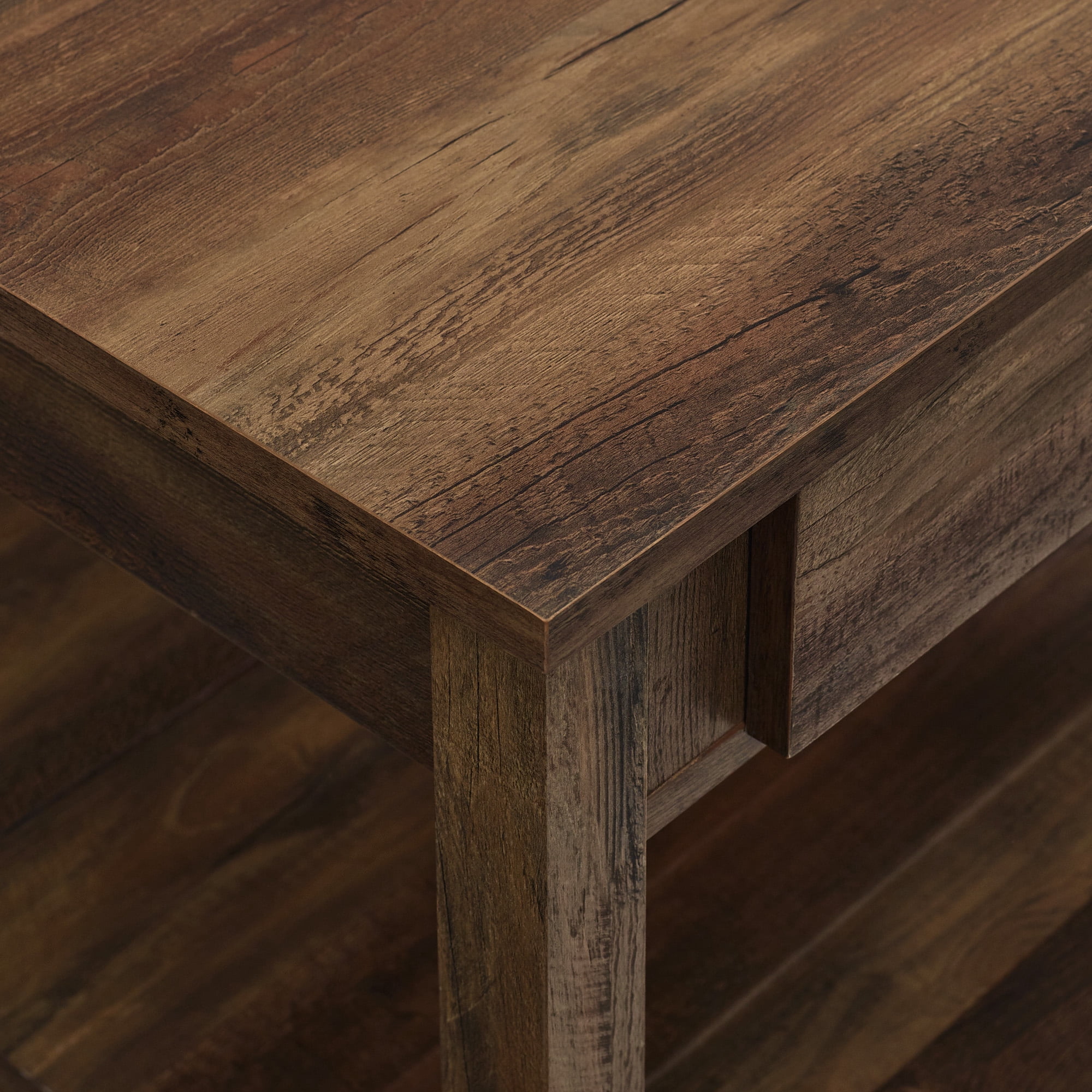 Manor Park 30 inch Square Country Coffee Table, Reclaimed Barnwood