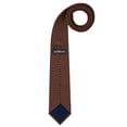 thumbnail image 4 of Jacob Alexander Polka Dot Print Extra Long Neck Tie for Big and Tall Men - Cocoa Brown, 4 of 7
