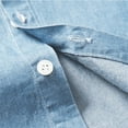 thumbnail image 7 of Splozh Kids Denim Jacket Long Sleeve Boys Long Sleeved Jacket Fashionable and Thin Denim Long Sleeved Casual Jacket Blue,3-4 Years, 7 of 7