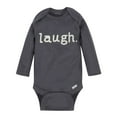 thumbnail image 3 of Onesies Baby Boy or Girl Long Sleeve Bodysuits Set, Assorted Colors, 6-Piece, 3 of 9