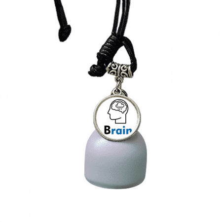 

Brain Human Body Thinking Rain Wind Chimes Bell Car Pendant