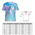 thumbnail image 2 of Rainbow Horse with Wings T Shirts Basic T-Shirt Short Sleeve Ladies Tee Shirt Summer Graphic Clothing, 2 of 6
