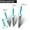 Lake Green, variant on Kitchen Ceramic Knife Set with Peeler Household 5-inch Utility Knife, 4-inch Slcing Knife,3-inch Fruit Paring Knife