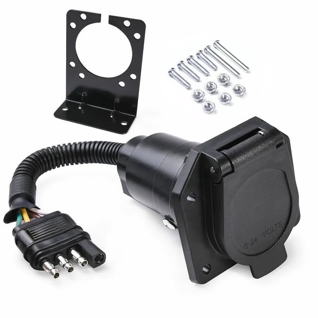 Easy Installation and Wide Application for Synchronizing Signal Lights Trailers Adapter Plug