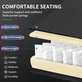 thumbnail image 4 of KOCEN Tall and large adult Gaming Chair , Racing Style RGB LED Light Adult Gaming Chairs, Equipped With Lumbar Massager, High Back Adjustable Recliner, With Footrest AndHeadrest., 4 of 8