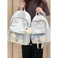 thumbnail image 6 of Cute Angel Wing Polka Dot Backpack Multi Color Portable Teen School Holiday Gift Bag, 6 of 6
