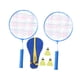 thumbnail image 2 of Juego de bádminton y tenis para niños DYNWAVEMX Raquetas de tenis con bolsa de transporte Azul, 2 of 8