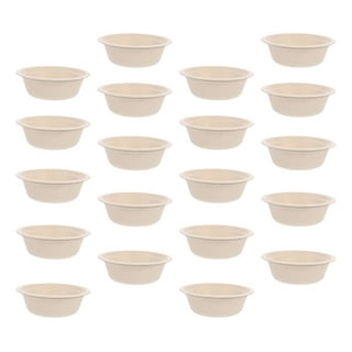 TOPtoper 36oz 50pcs Large Paper Bowls with Lids, Disposable Soup Serving Bowls Bulk Party Supplies for Hot/Cold Food, Soup (36 oz)