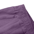 thumbnail image 5 of GUZOM Mens Joggers and Sweatpants 100% Cotton Relaxed Fit Tapered Casual Lounge Pants with Elastic Waistband Drawstring Purple,Size S, 5 of 8